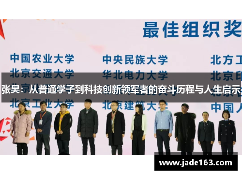 张昊：从普通学子到科技创新领军者的奋斗历程与人生启示